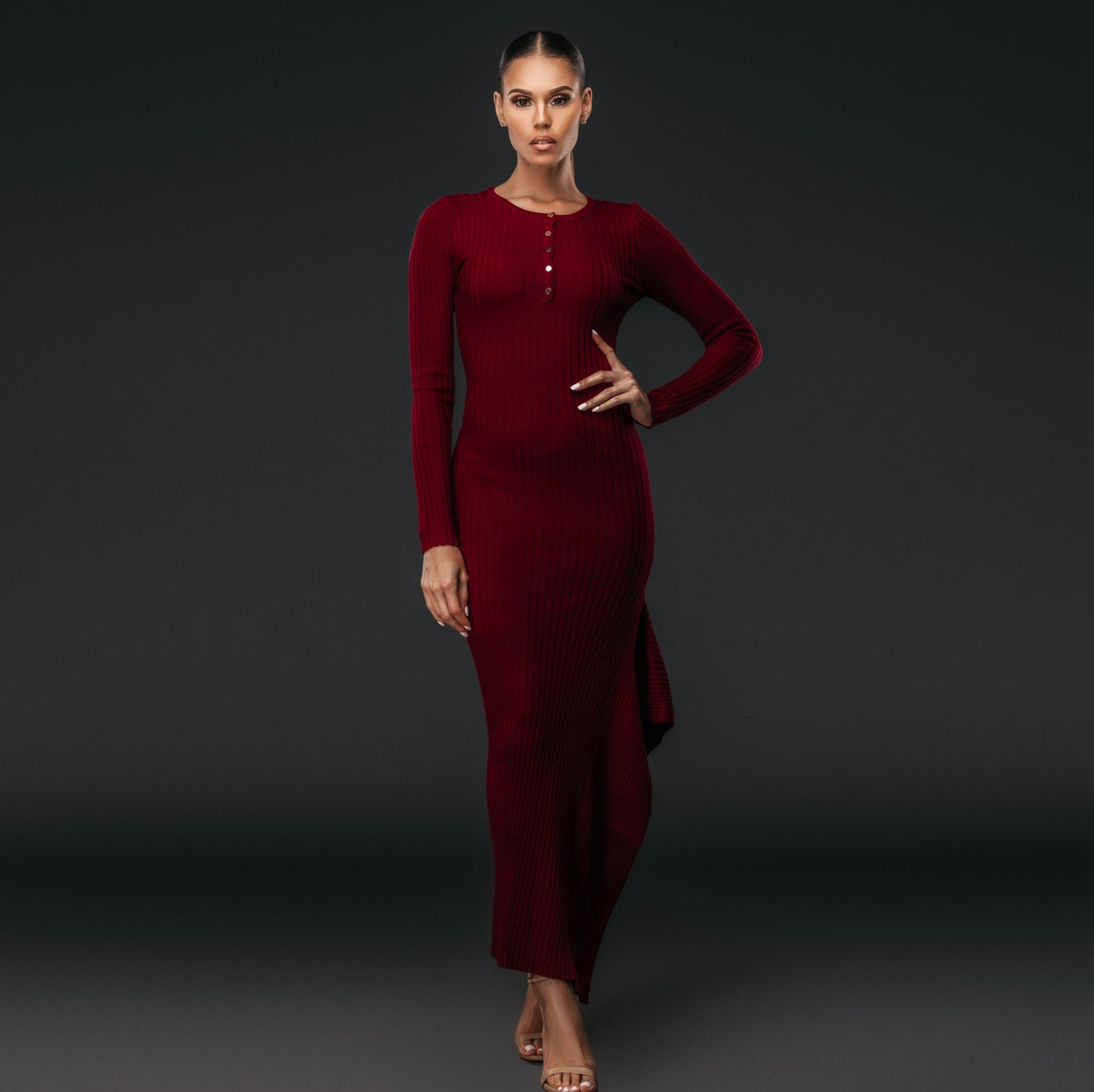 Longsleeve Ribbed Dress
